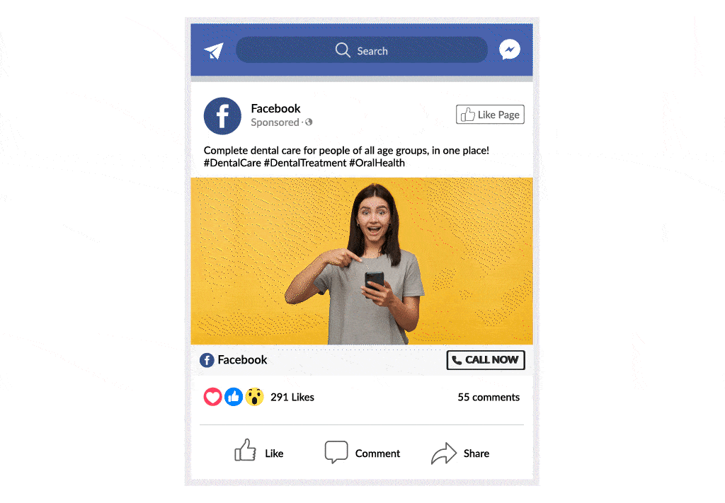Facebook-Call-action